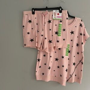 - Seven7 soft and easy pull on shorts set French terry shorts